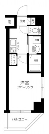 下落合駅 徒歩2分 8階の物件間取画像